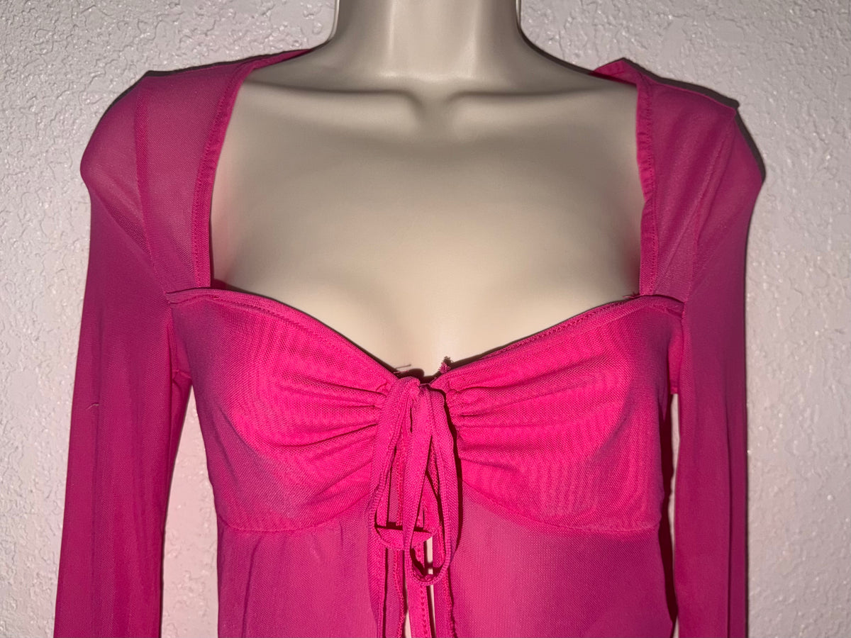 Sheer Audacity 💖 LongSleeve Top NWT