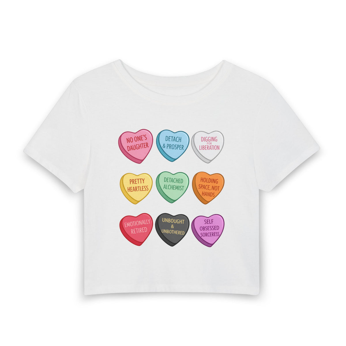 Conversation Hearts The Conversations That Matter Baby Tee