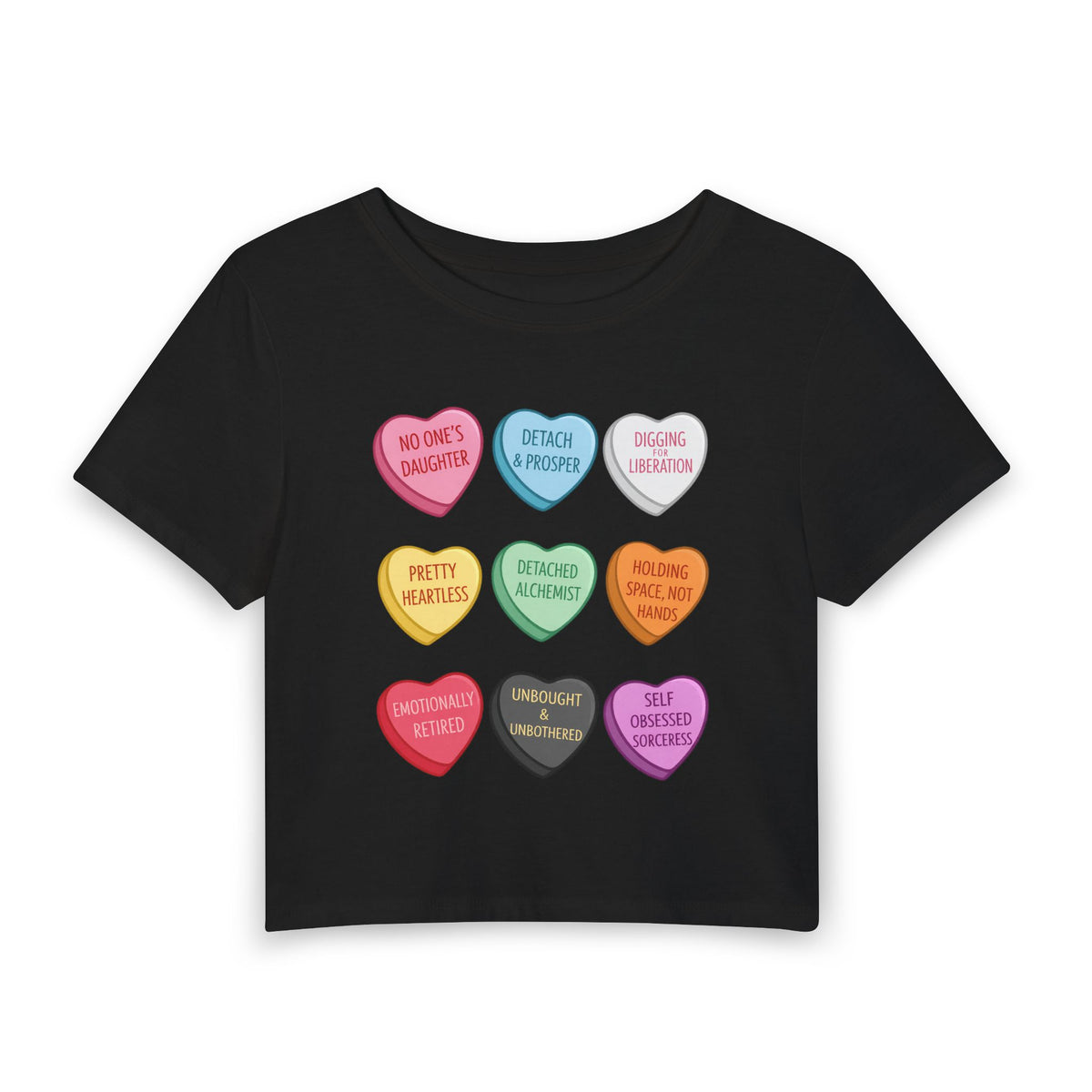 Conversation Hearts The Conversations That Matter Baby Tee