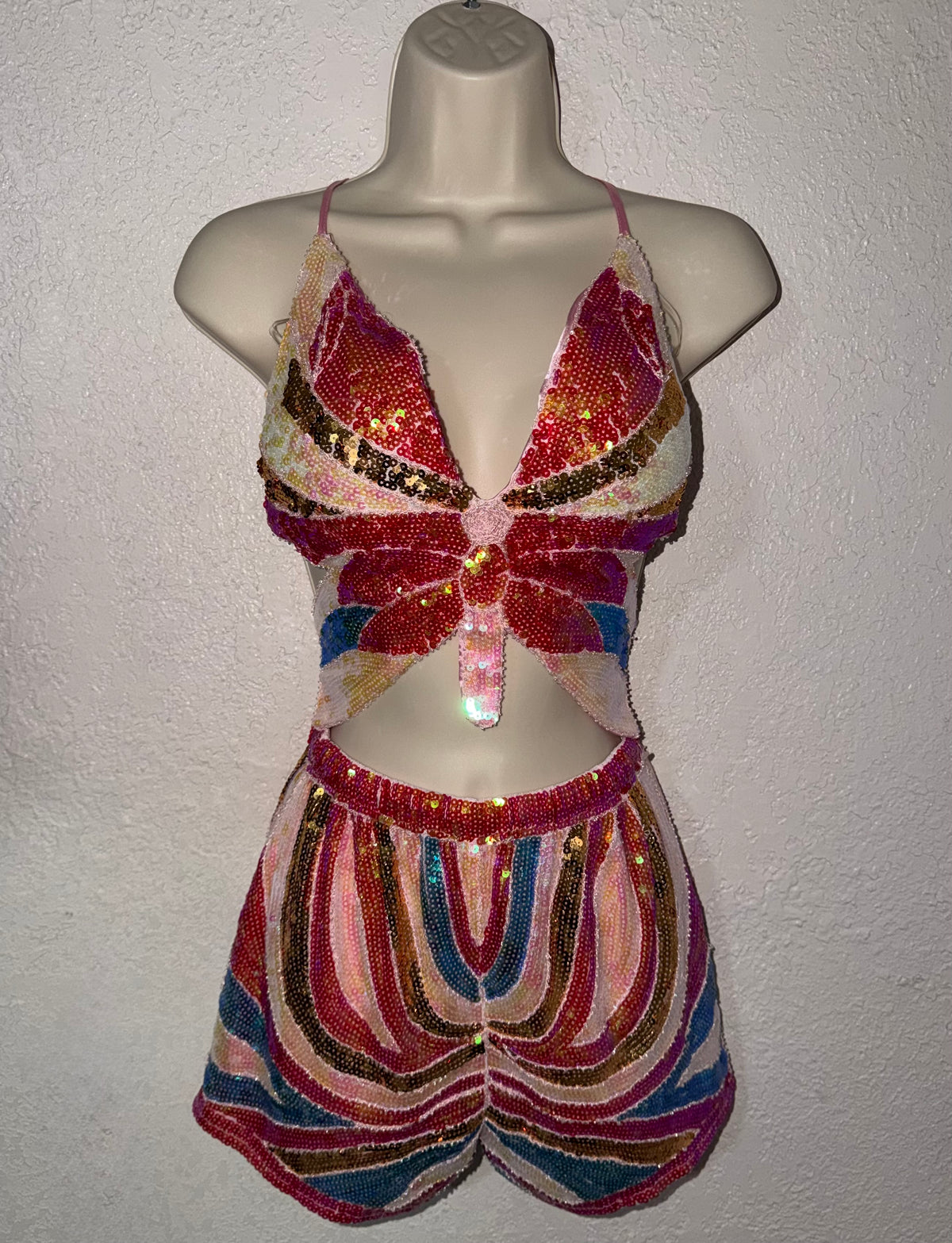 Kaleidoscope Wings 🦋🪽 Two Piece Set EUC