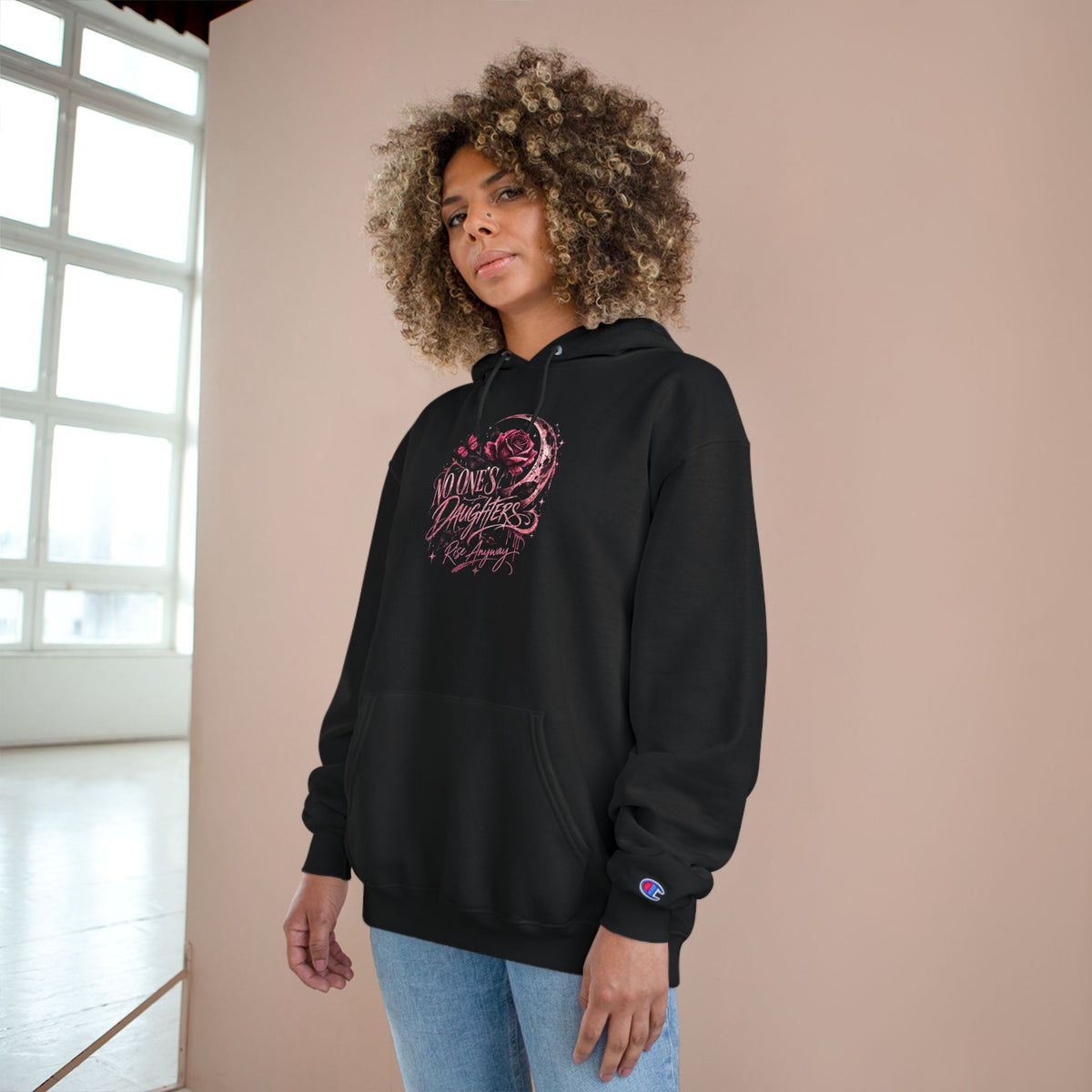 No Ones Daughters Dallas TX Limited Edition Champion Hoodie Womens Empowerment