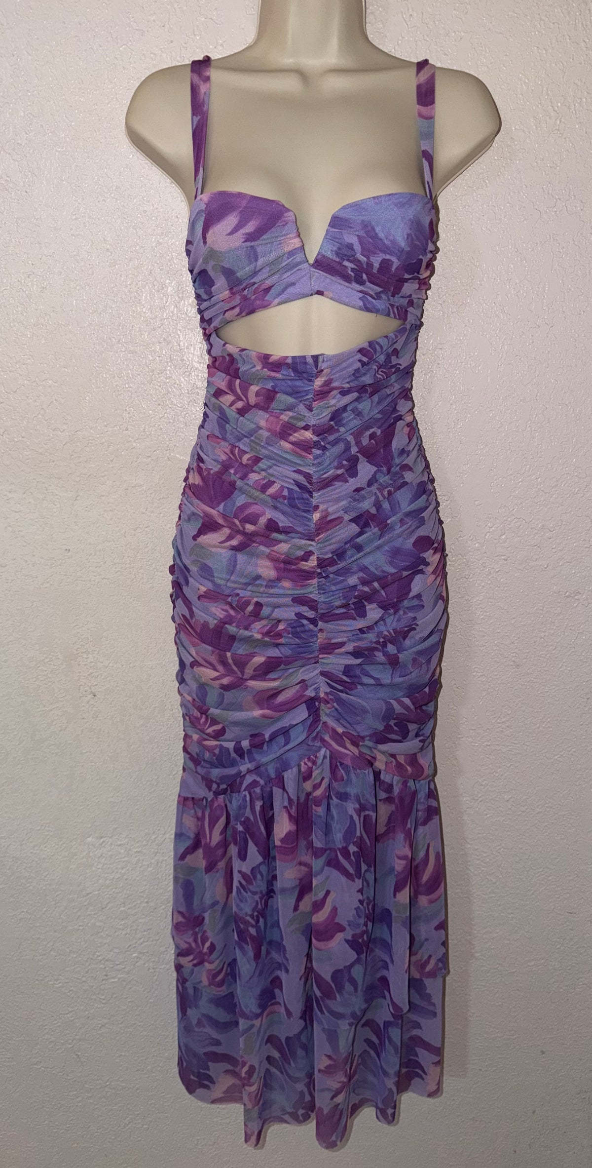 Monet In Violet 💟  Midi Dress EUC