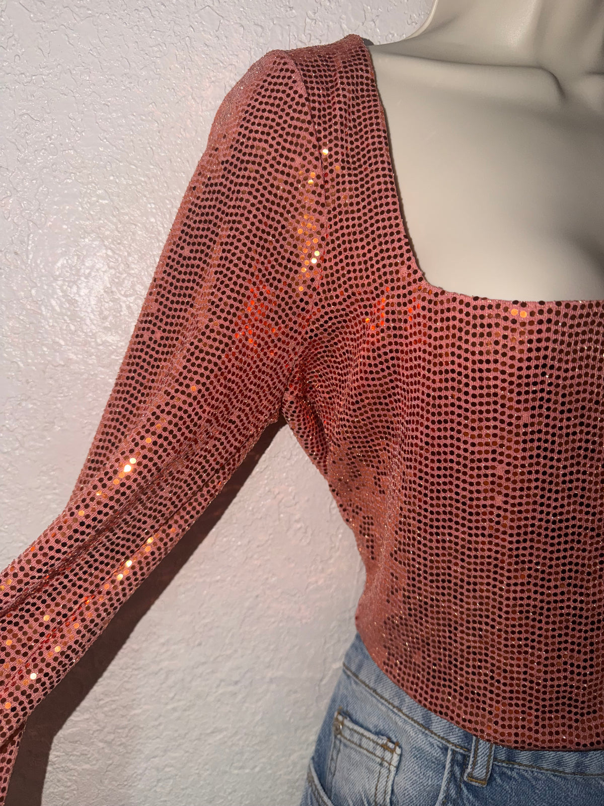 Rose Gold Kisses 💋 Top NWT