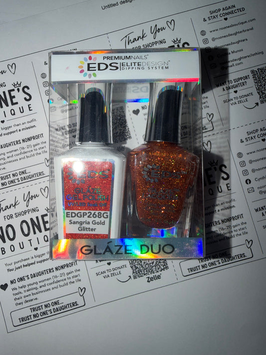 Glaze Duo 🎃 Sangria Gold Glitter🎃