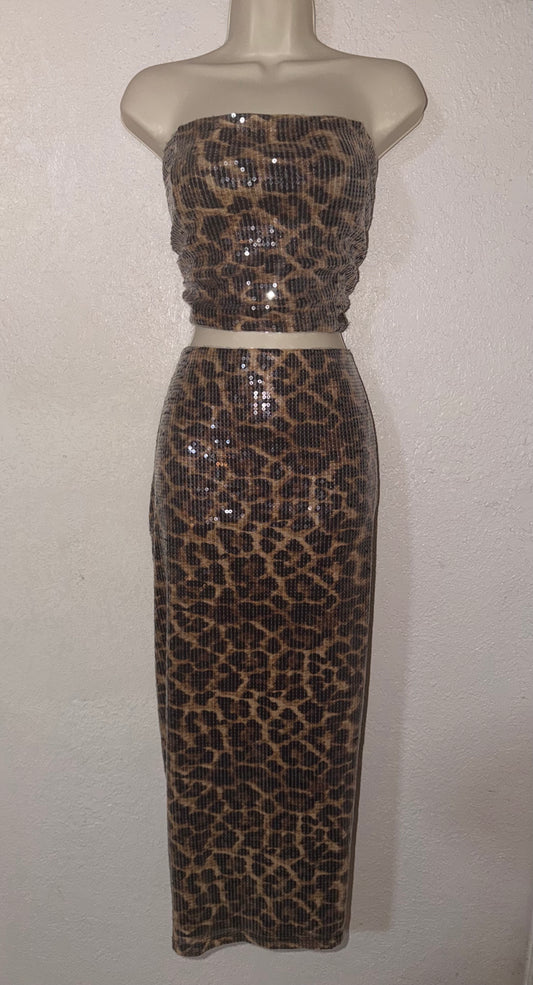 Wild Company 🐆 Two Piece Set EUC