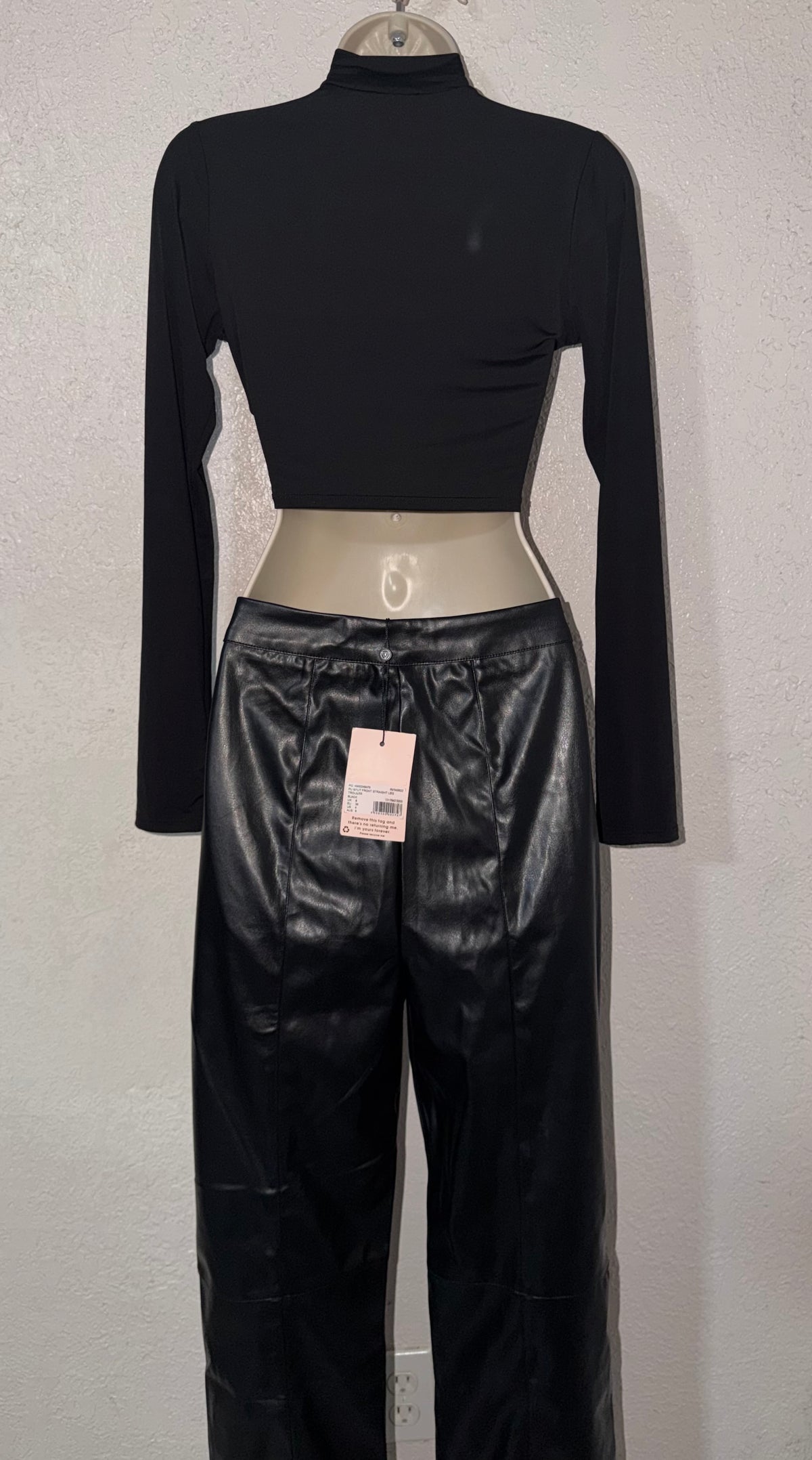 Bad Reputation 😈 Faux Leather Pants NWT