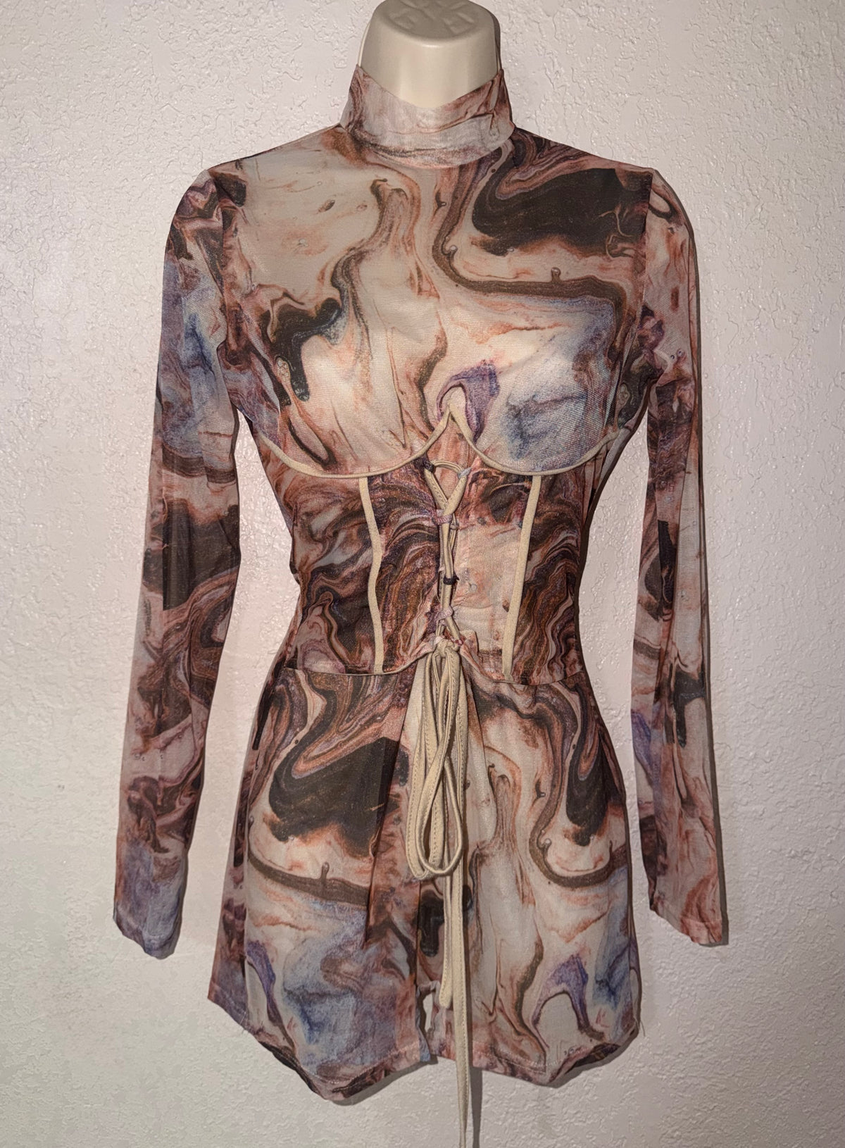 Marble Floors Romper 😈 EUC