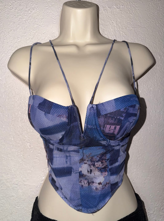 This City 🌃 Corset Style Top EUC