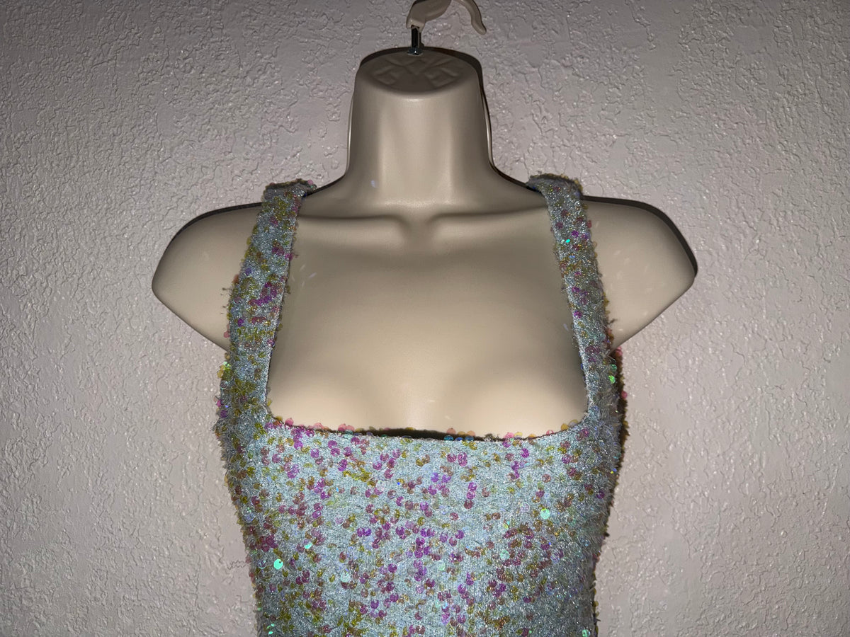 Minute to Midnight 🩵🕰️ Mini Dress EUC