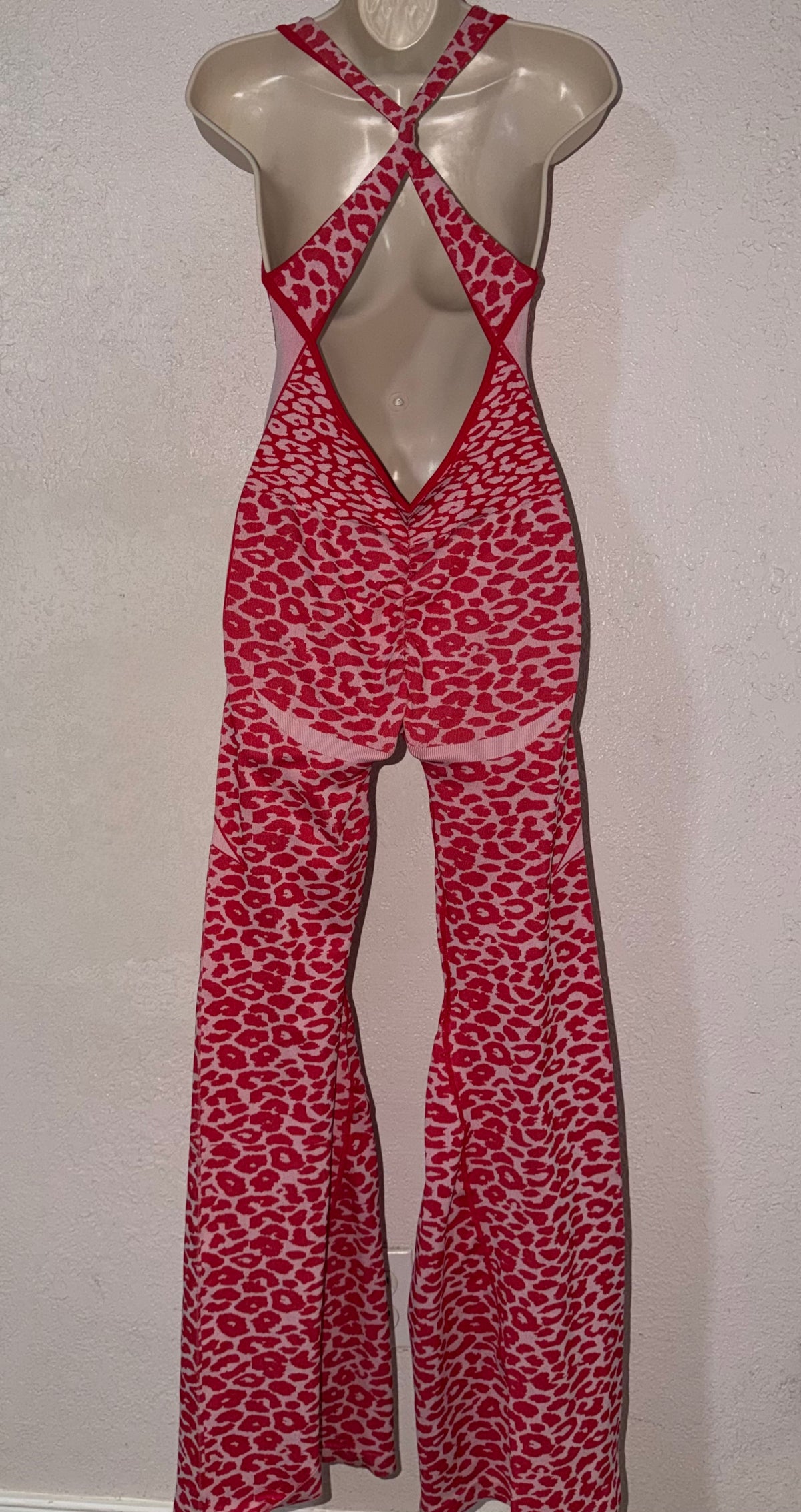 Cardio Kitty 🐈‍⬛ Flare Jumpsuit EUC