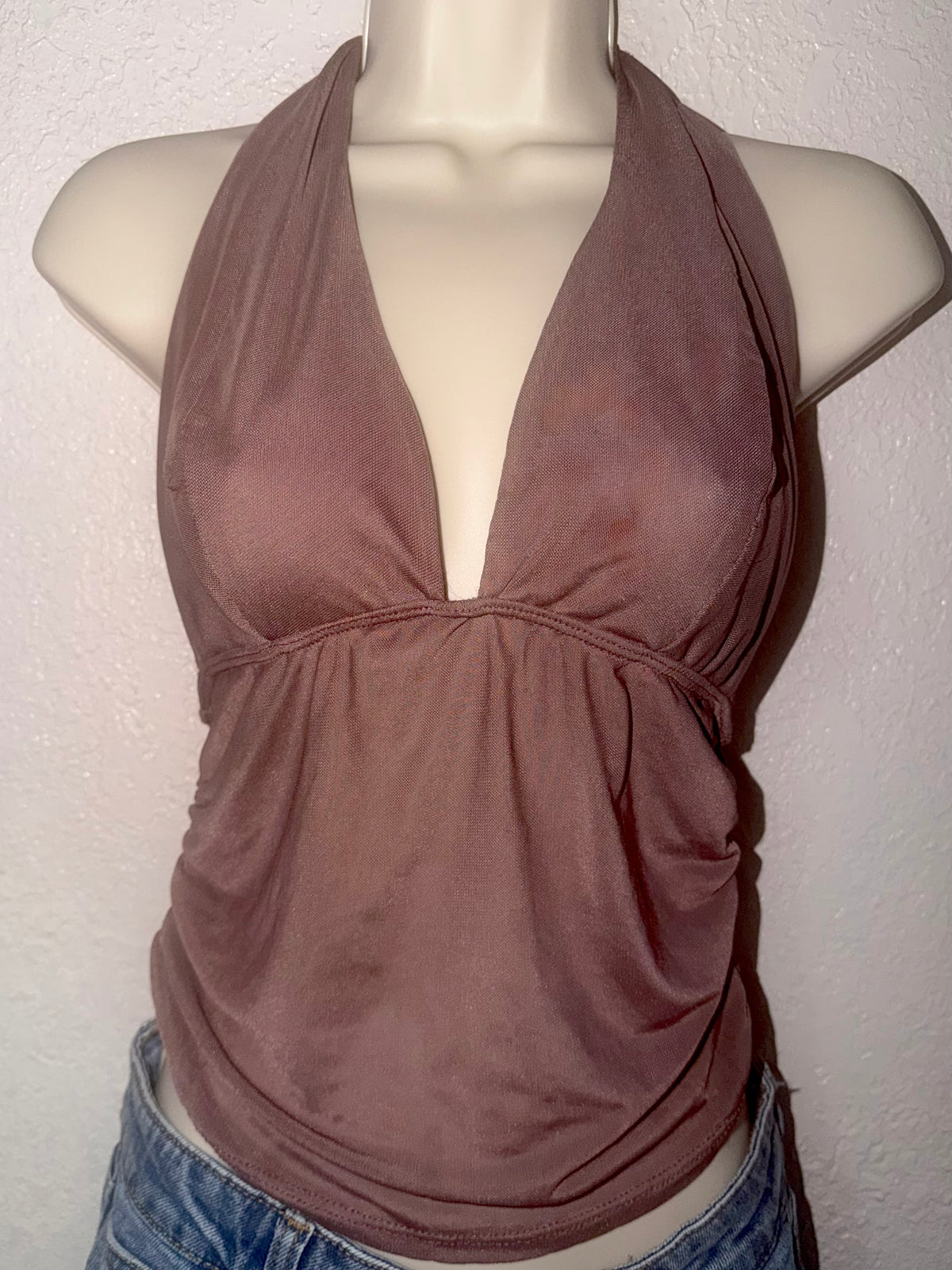 Cocoa Dreams 🍫 Halter Top EUC