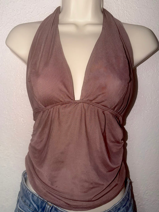 Cocoa Dreams 🍫 Halter Top EUC