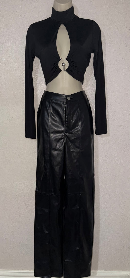 Bad Reputation 😈 Faux Leather Pants NWT
