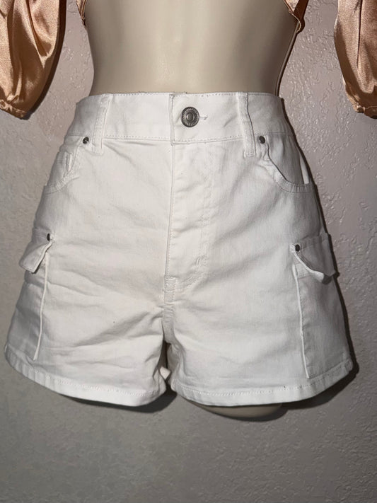 White Collar Crime 🤍 Cargo Shorts NWOT