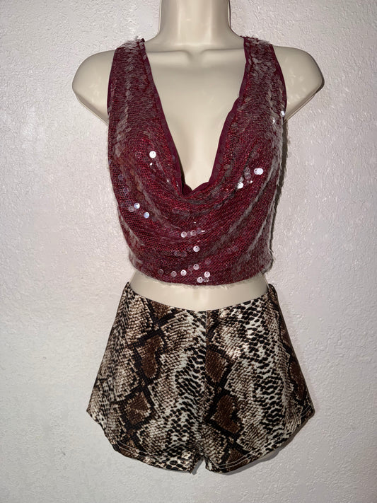Burgundy Alchemy ✨ Halter NWT
