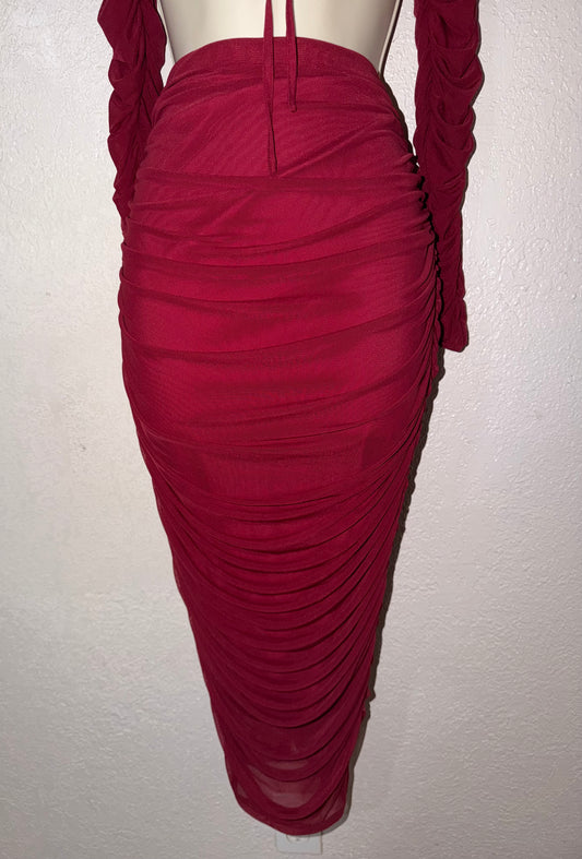Written In Wine 🍷 Midi Skirt NWT