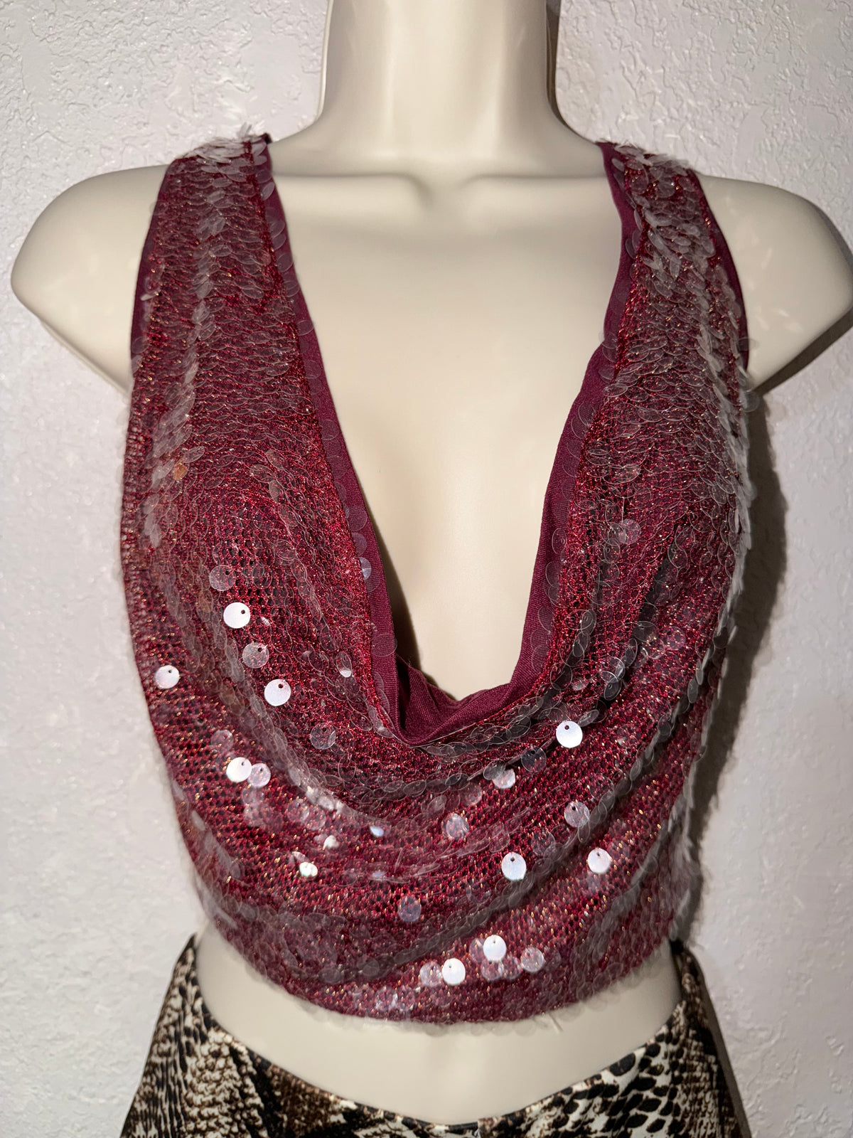 Burgundy Alchemy ✨ Halter NWT