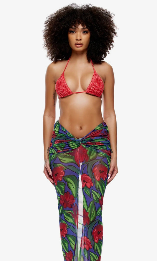Havana In Bloom 🌺🍒 3 Piece Bikini Set NWT