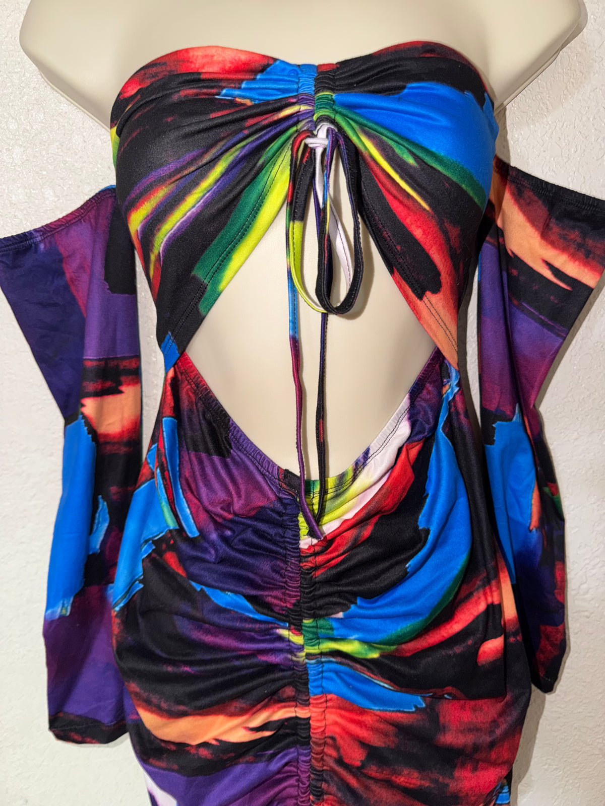 Paint Me Bad Mini Dress 🎨 EUC