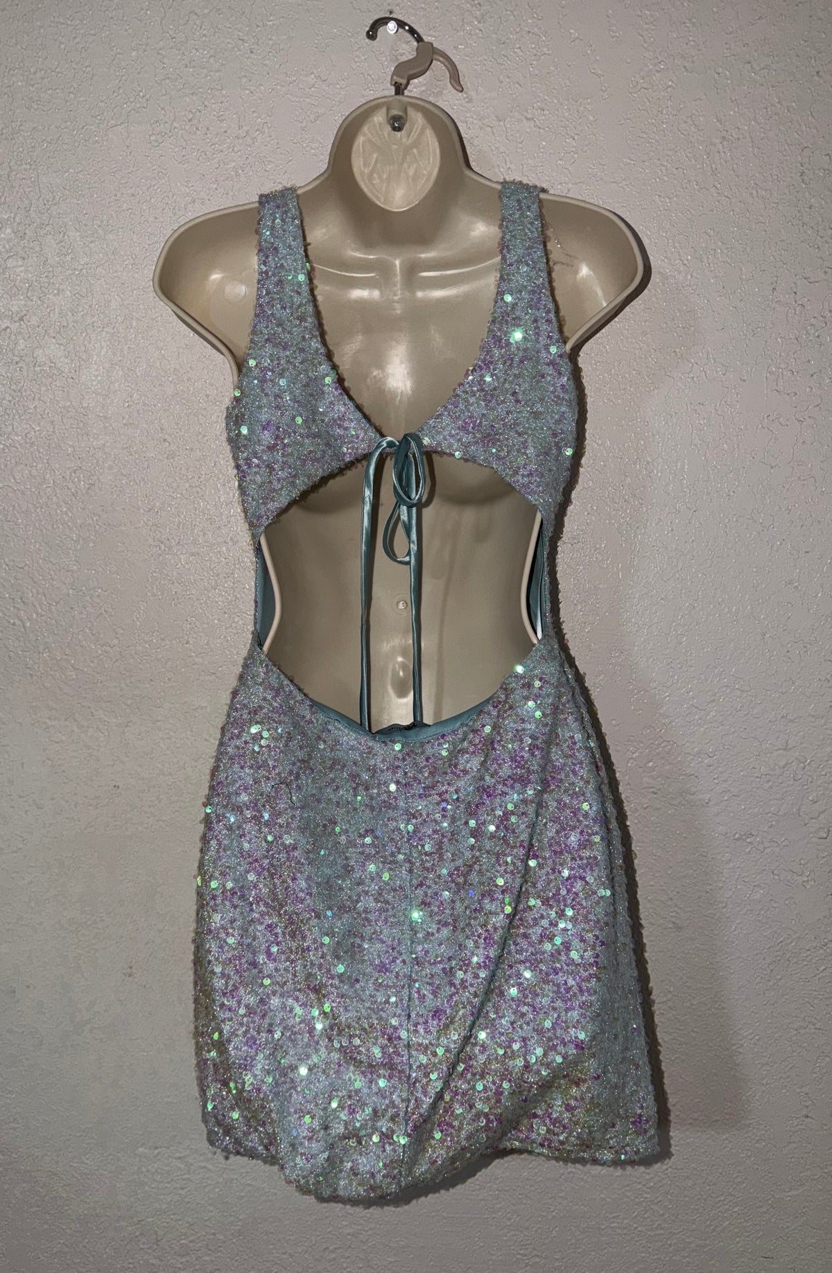 Minute to Midnight 🩵🕰️ Mini Dress EUC