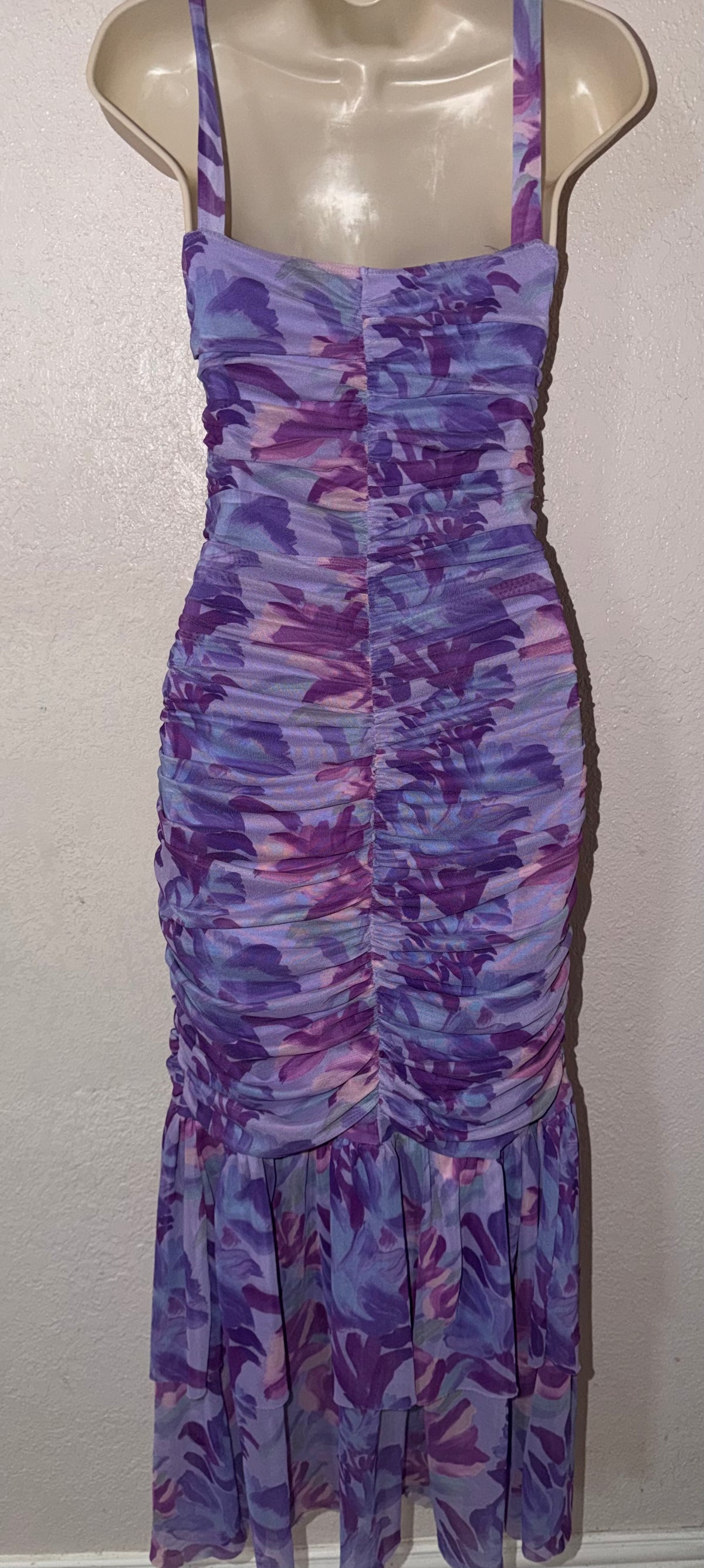 Monet In Violet 💟  Midi Dress EUC