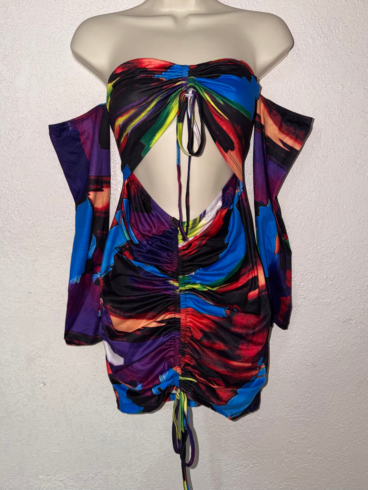 Paint Me Bad Mini Dress 🎨 EUC