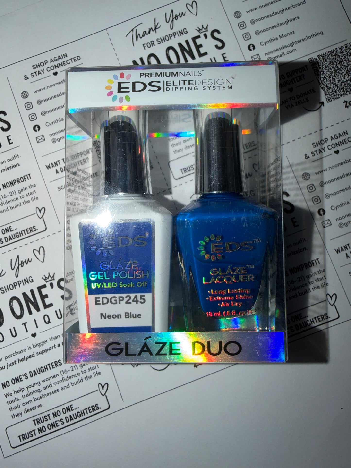 Glaze Duo 💙 Neon Blue 💙