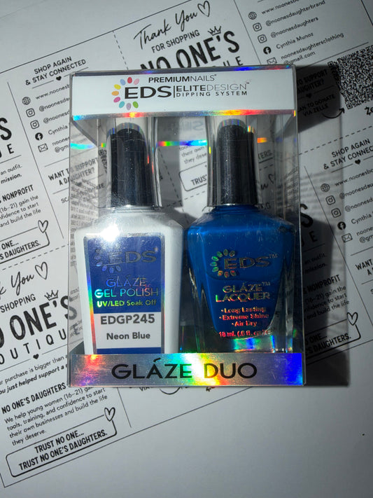 Glaze Duo 💙 Neon Blue 💙
